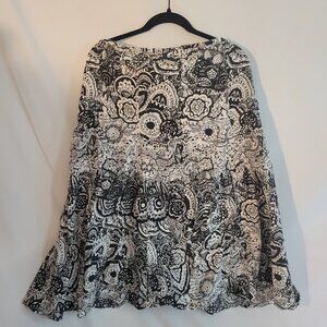 JMS Cotton Lined Swing Skirt Size 4x PlUS